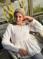 White blossom blouse
