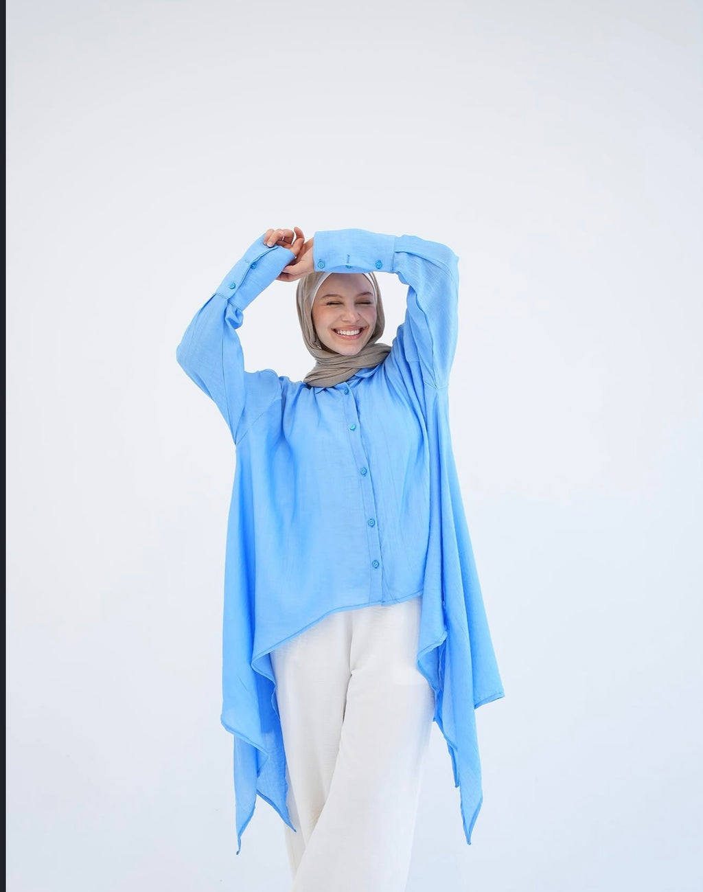 Aqua long shirt