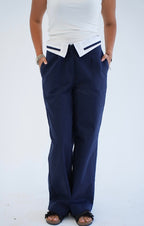 Formal pants in Navy