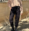 Black baggy pants