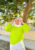Everyday basic top in lime
