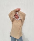 Everyday basic top in beige